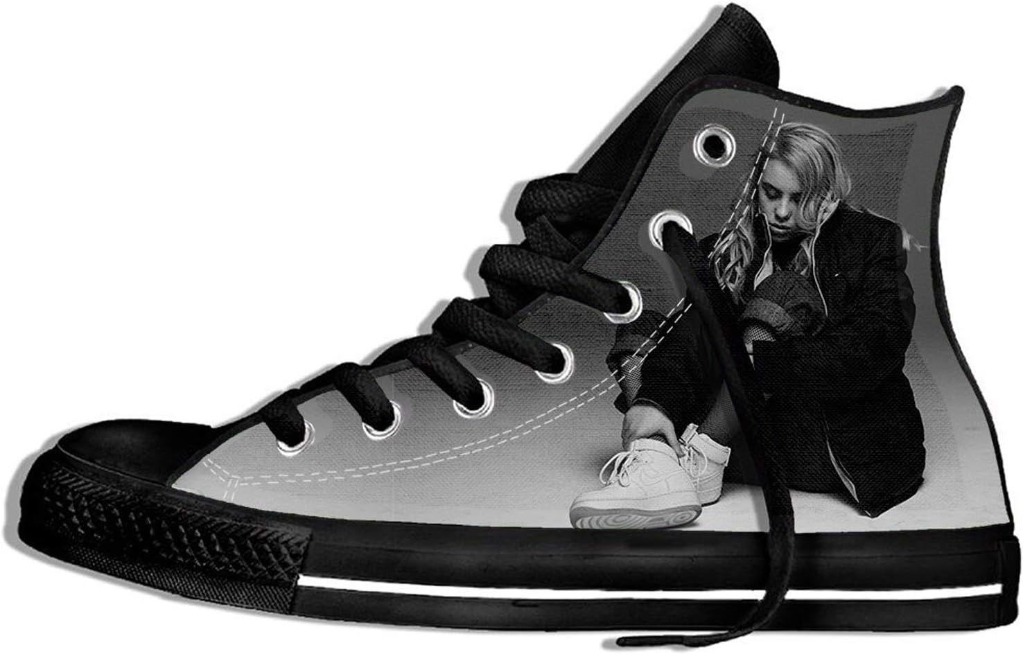 Billie Eilish Shoes Black Brown Merch for Women Men Girls Boys Unisex Adult idontwannabeyouanymore Canvas