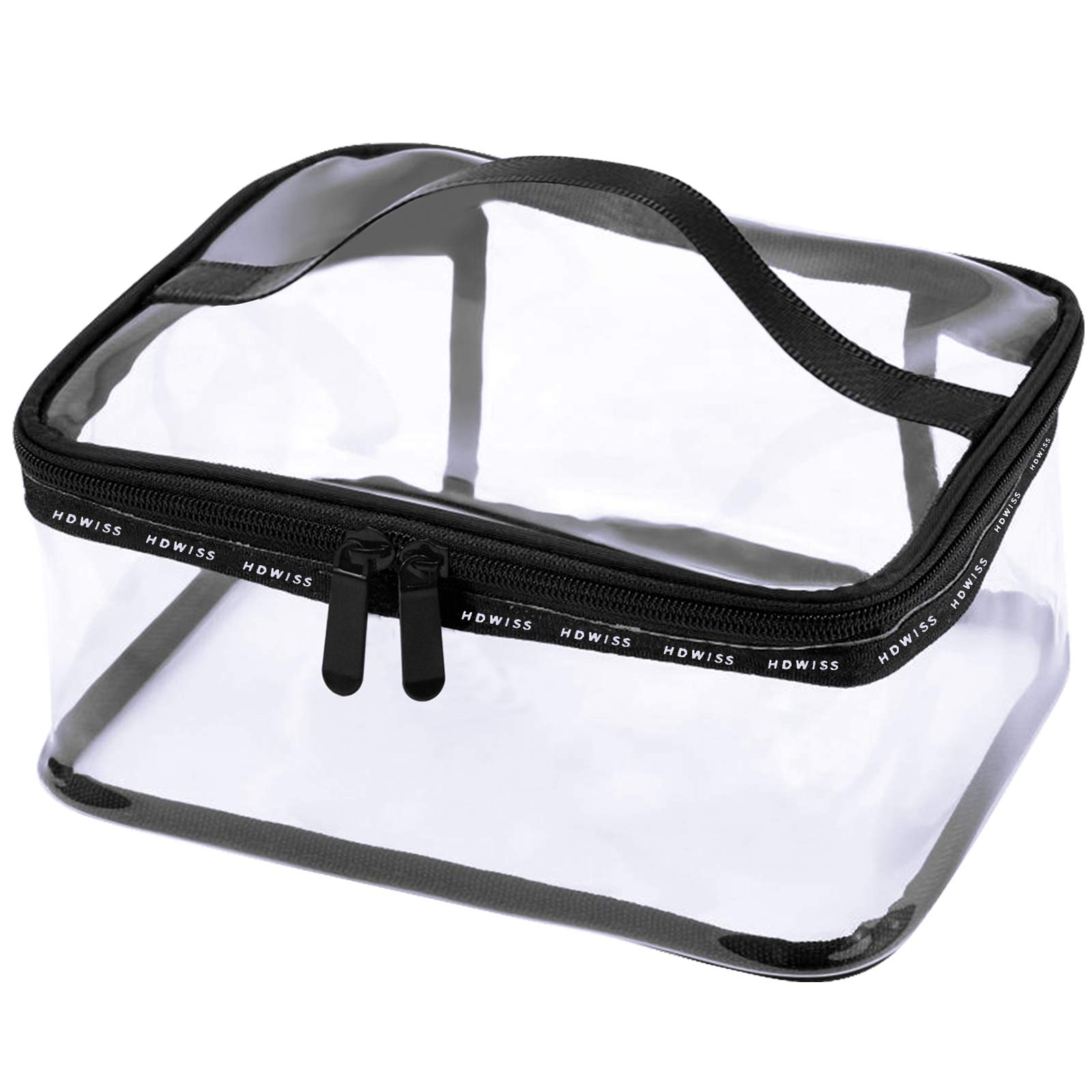 Jinlaili Toiletry Bag Plastic, Clear Cosmetic Bag, Waterproof Makeup Bag Portable, Toilet Bags Transparent PVC,Brush Bag Organiser for Women, Men, Girl, Traval and Business