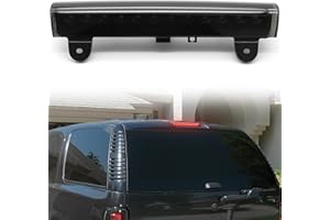 KEWISAUTO Smoked Black LED 3rd Third Brake Light Rear Brake Stop Tail Light for Suburban 1500 2500 Tahoe / Yukon XL 2000-2006 Accessories (1PCS)