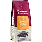 Teeccino Chicory Coffee Alternative - Java - Ground Herbal Coffee That’s Prebiotic, Caffeine Free & Acid Free, Medium Roast, 