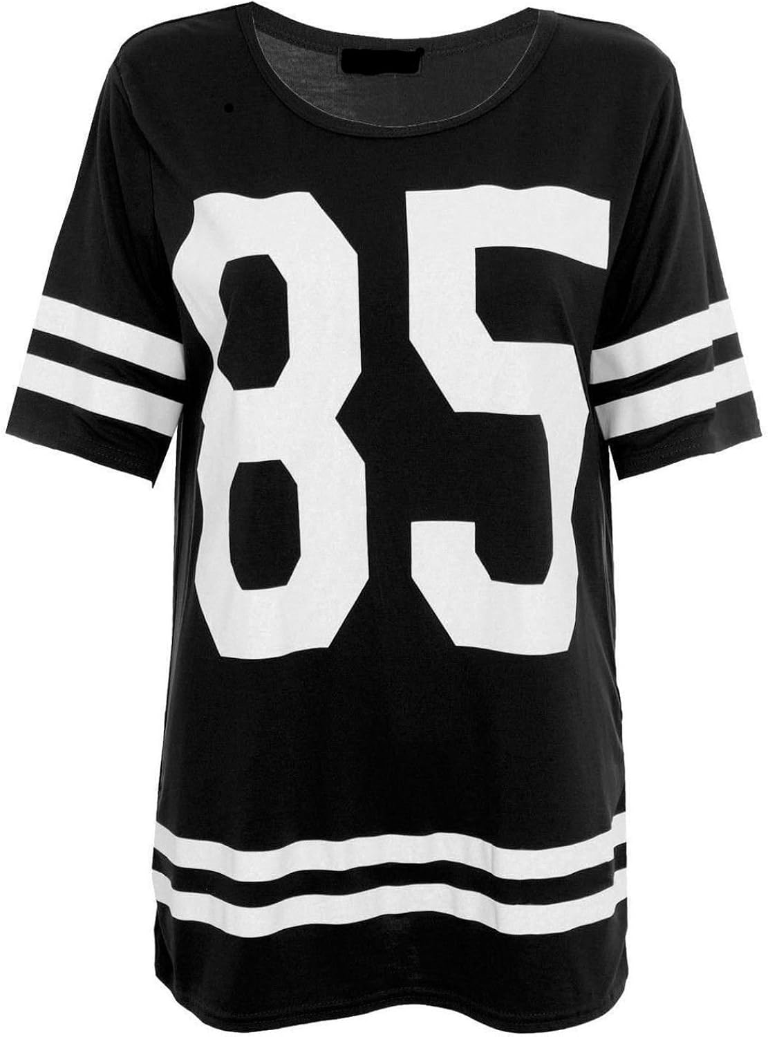 white baggy top