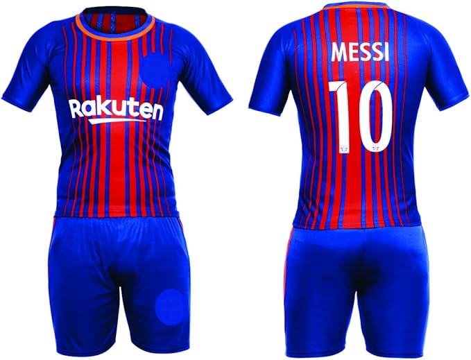 Sportyway Kids Messi 10 Fc Barcelona Football 2017 18 Jersey Set 4 5 Years 28 Amazon In Clothing Accessories