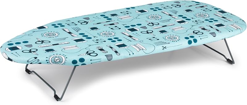 Beldray LA023735SEW Small Tabletop Ironing Board 73 x 31cm Cotton Cover