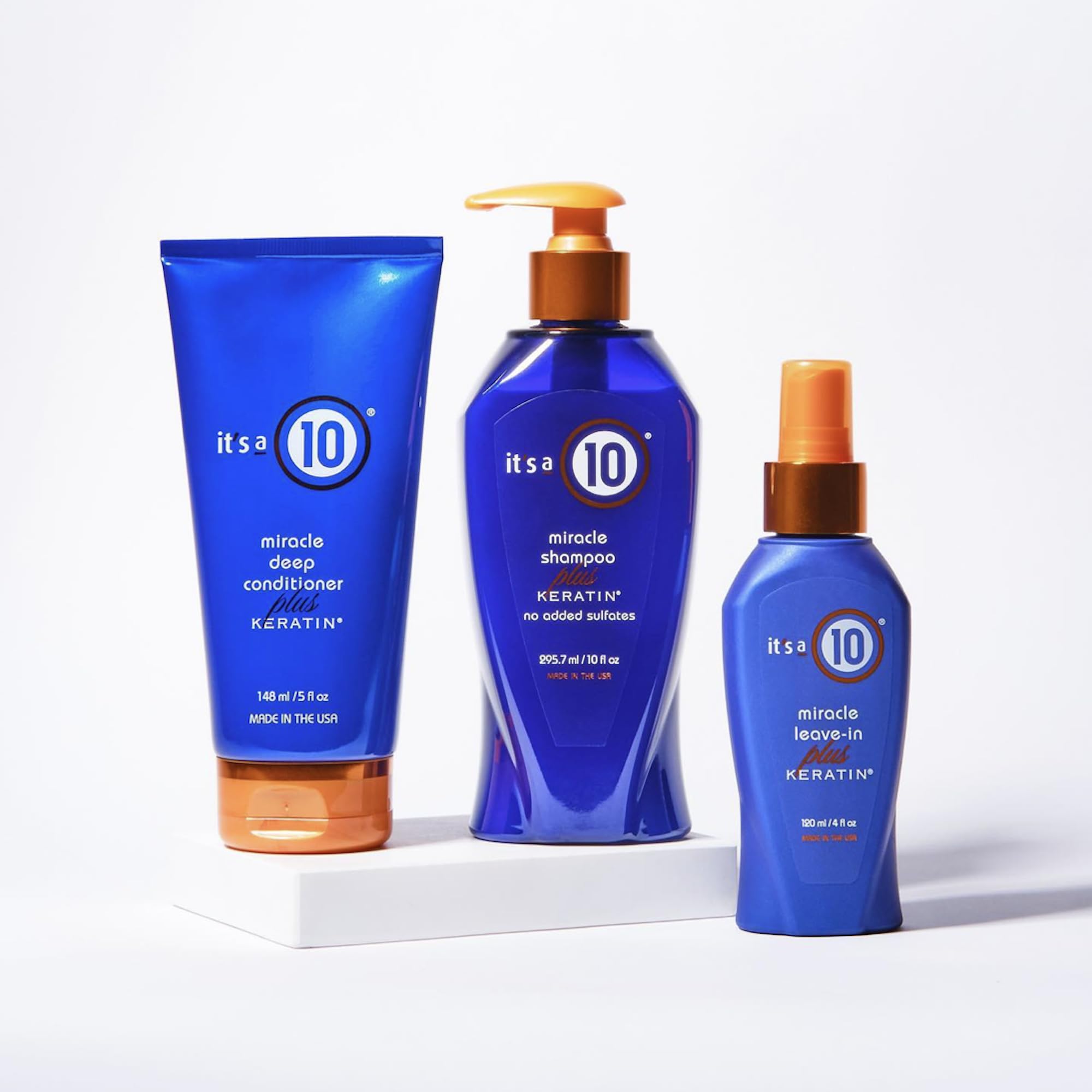 It's a 10 Haircare Miracle Leave-In Plus Keratin, 4 Fl. Oz (Pack of 1)