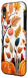 iPhone XR Fall Leaves autumn pumpkin pattern autumn