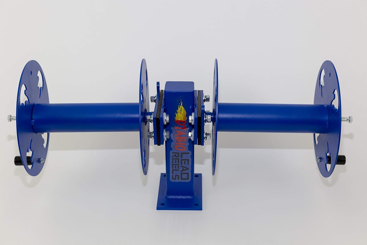 10" SideBySide Fixed Base Welding Lead Reel Heavy Duty 1 Lead Reel Diablo Lead Reels