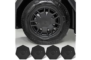 SIGLIN Cyber Truck Accessories 2025 Wheel Covers for Tesla Cybertruck Accessories 2024 2023 Hubcaps, 4 PCS Center Wheel Caps (Cyber Truck-1)