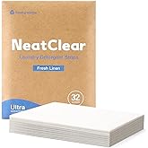 Eco-friendly Laundry Detergent Sheets, Travel Size Liquidless Soap Sheets NeatClear | No Mess & Space-Saving, Great For Trave