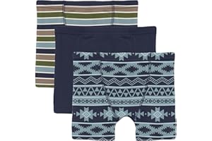 KIC KEE PANTS KicKee Boys Boxer Briefs, Set of 3, Super Soft for All Day Comfort, Toddler to Big Kid Underwear