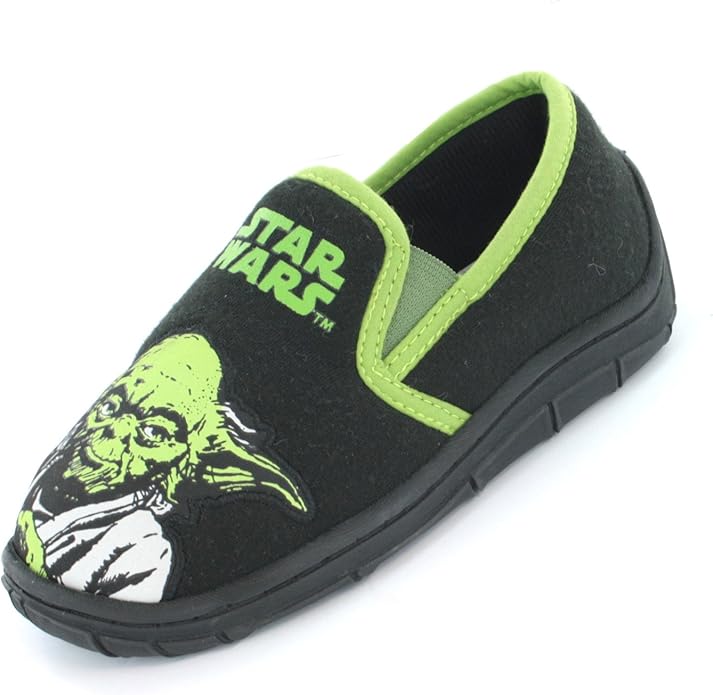 Star Wars Black Yoda Slipper Size 10 Child UK Amazon.co.uk Clothing