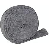 Steel Wool for Mice Control – 3.5 in x 65 ft Fine Grade #0, Heavy-Duty Rodent Proofing Fabric Roll, Gap Filler to Block Mice,