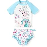Disney Princess Frozen Marvel Elsa Minnie Toddler Girl Swimsuit Tankini Bathing Suit 2 Piece Swimwear UPF 50+ Rashguard