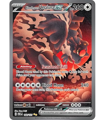 top 100 pokemon cards value Amazon.com: Pokemon – Bloodmoon Ursaluna ex 216/167 – Twilight Masquerade –  Special Illustration Rare – Foil Card : Toys & Games