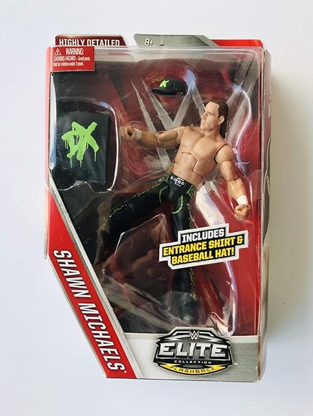 wwe shawn michaels elite action figure