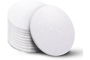 Bekoetoz 10-Pack Round White Cake Drum Board 12 Inch Sturdy 1/2 Inch Thick Full Wrap Edge Cake Base for Heavy Tiered Cakes(12" White)