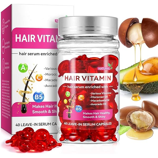 Amazon.com: Hair Vitamin Serum Capsule, Hair Treatment Serum