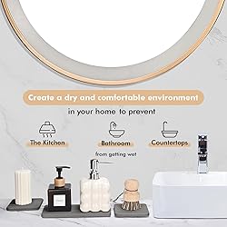 evory Set of 4 Water Absorbent Diatomite