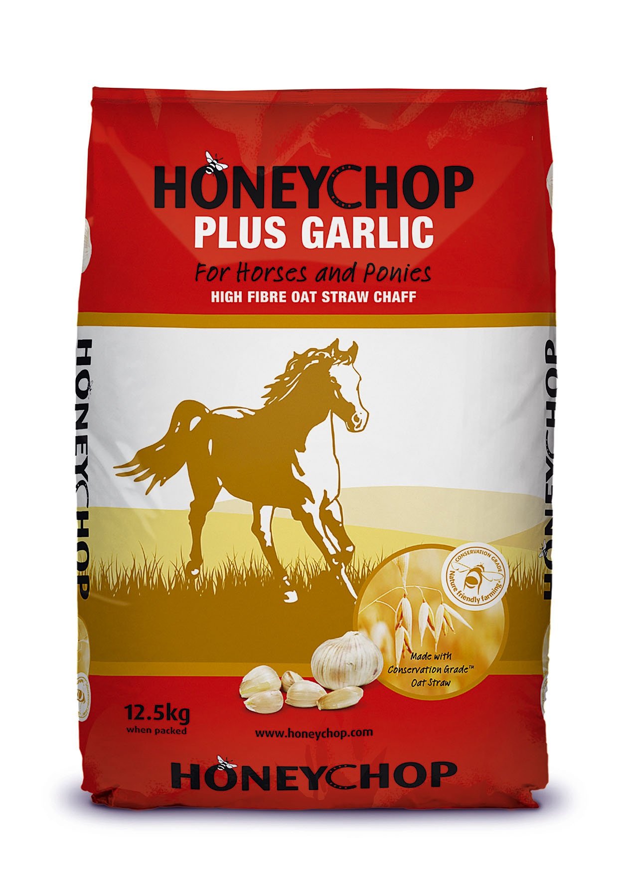 Honeychop Plus Garlic for Horses and Ponies, 12.5 kg