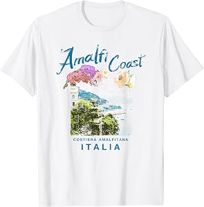 Italy Amalfi Coast Travel Italian Vintage T-Shirt