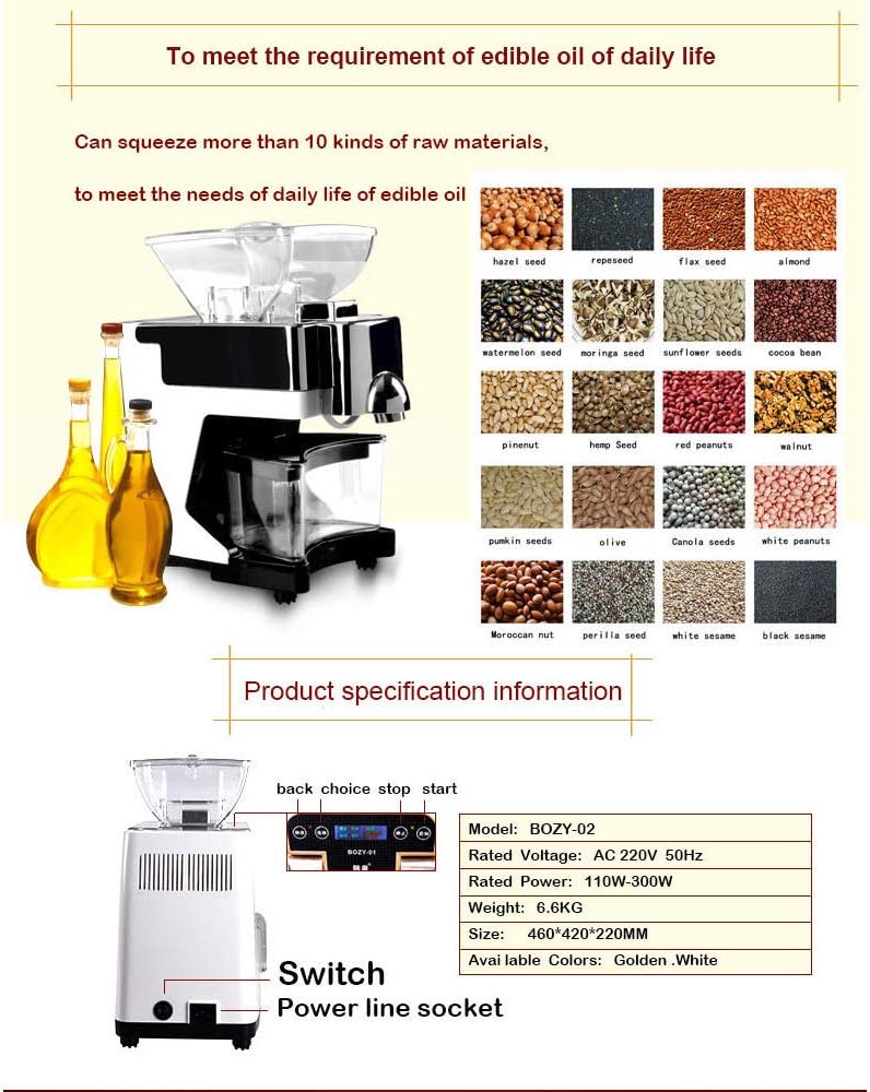 colza etc,Accessories rod Prensa de aceite Prensa caliente prensa fría