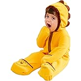 PATPAT Fleece Hooded Footed Clothes, Soft Warm Footie Covers, Car Seat Friendly, Easy Zip,Cute Romper Newborn Infant Jumpsuit