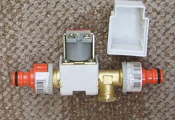 SCHLAUCH-Ventil 1/5.08 cm Hozelock Magnetventil 12 V, batteriebetrieben