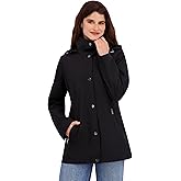 Nautica Women's Hooded Raincoat