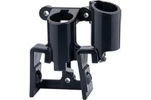 Dazakoot Glad Hand Holder, 2 Plugs and 2 Gladhand Holder for Semi Truck, Air Brake Coiled and Electric Power Cable Organizer Bracket - Black