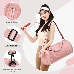 Gym Bag for Women,Sports Bag with Shoes Compartment