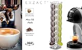 EXZACT Coffee Capsule Holder for Dolce Gusto 32 Capsule Rotating Stand view 5