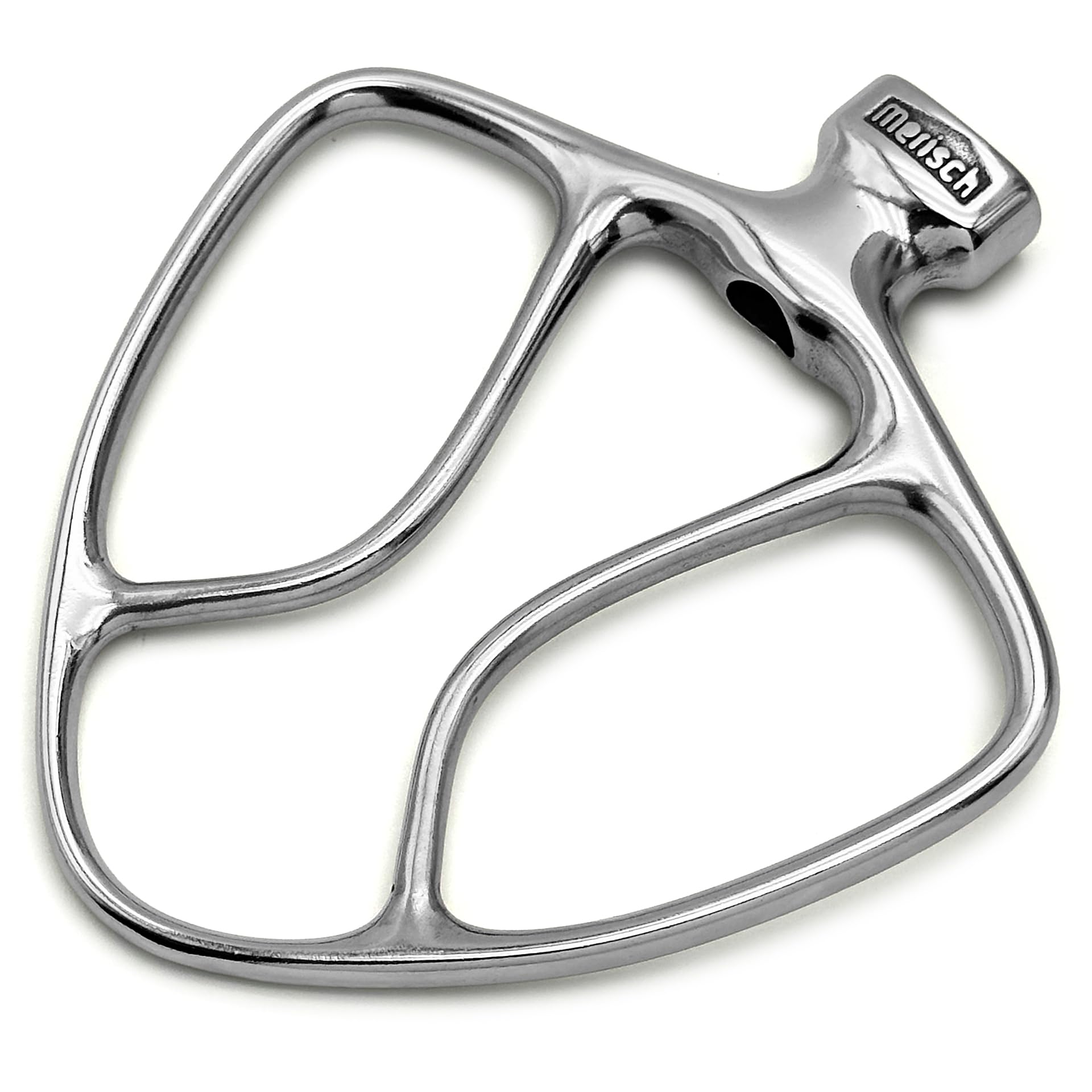Photo 1 of Merisch Stainless Steel Flat Beater for KitchenAid 4.5-5 Quart Tilt-Head Stand Mixers, Replacement Paddle Attachment, Dishwasher Safe, Fits K45SS, KSM150