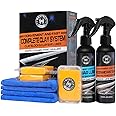 Wontolf Heavy Duty Car Clay Bar Auto Detailing Clay Luber Synthetic Lubricant Kit - Ceramic Coating Spray Ceramic Coating for Car - Maximum Gloss & Unsurpassed Slickness