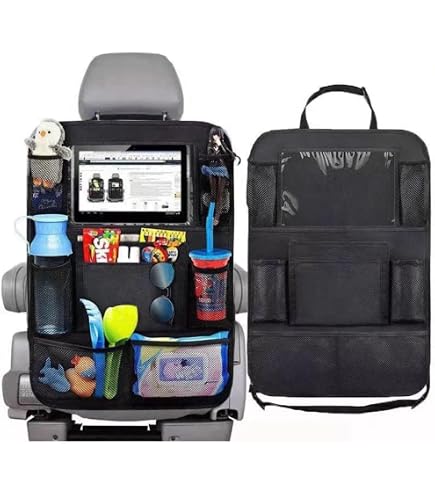 AUTOARK AK-054 Organizer Per Sedile Posteriore Auto Con Borsa Termica - Multitasche, Impermeabile, Capacità Extra, Per Viaggi E Famiglia - 2