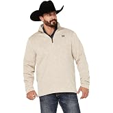 Cinch Men's Quarter Zip Sweater Knit Jacket