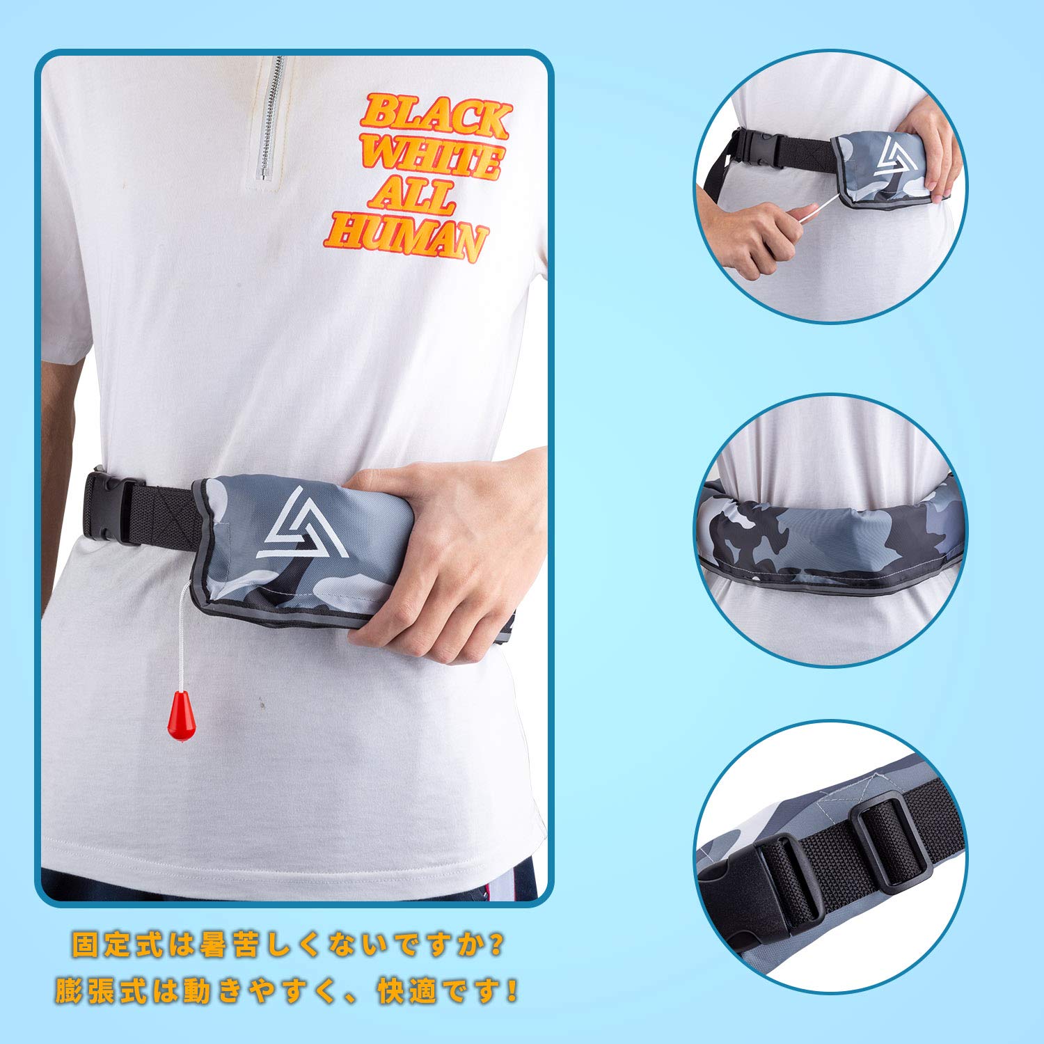 Mua Balance Land ライフジャケット 救命胴衣 手動膨張式 ベルトタイプ Ce Iso認証取得済 フリーサイズ 反射テープ付き ホイッスル付き 釣り 災害用 水泳 緊急用 Tren Amazon Nhật Chinh Hang 21 Giaonhan247