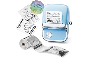 Phomemo M150 Label Maker, Upgraded Bluetooth Sticker Printer, 2 Inch Label Printer Compatible for Phone & PC, Thermal Printer