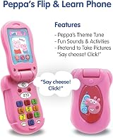 Peppa Pig Flip & Learn Phone for Kids – Colour & Number Recognition 3+ view 5