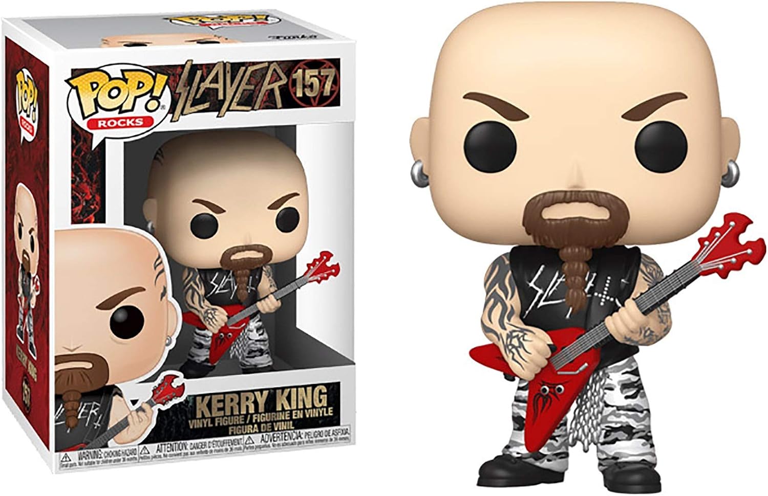 Funko POP. Rocks: Slayer - Kerry King, Multicolor, Standard - Image 4