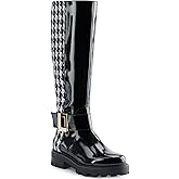 KARL LAGERFELD womens Meara II Knee High Tall Riding Boot