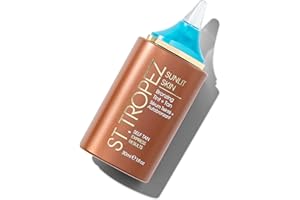 St.Tropez Sunlit Skin Bronzing Tint and Liquid Bronzer For Face & Skin, Creates A Sun-Kissed Glow with Hyaluronic acid, 1 FL OZ