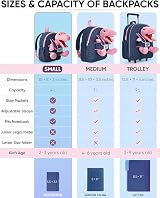 Naturally KIDS Pink Dinosaur Backpack Toddler Kids Gift view 3