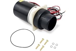 MICCIKA Replace for Jabsco 37072-0092 Marine Designer Series and Quiet Flush Marine Toilet Pump Assembly Kit (12-Volt), Compatible with Jabsco Quiet Flush Toilets series 37045, 37245, 37055, 37255,37075,37275