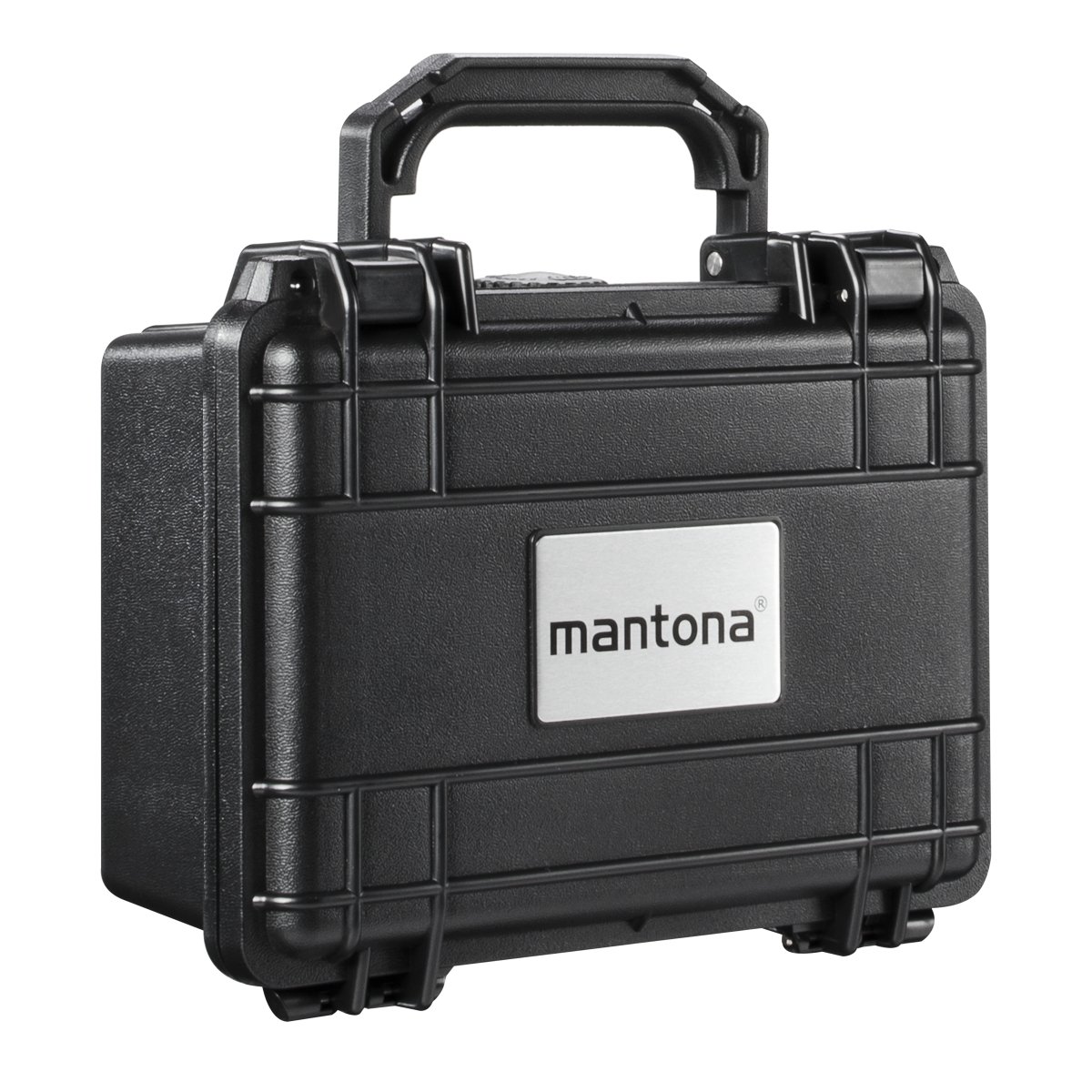 Mantona Outdoor photo protection case S (suitable for DSLR camera, GoPro actioncam, photo equipment and much more, waterproof, shockproof, dustproof) black