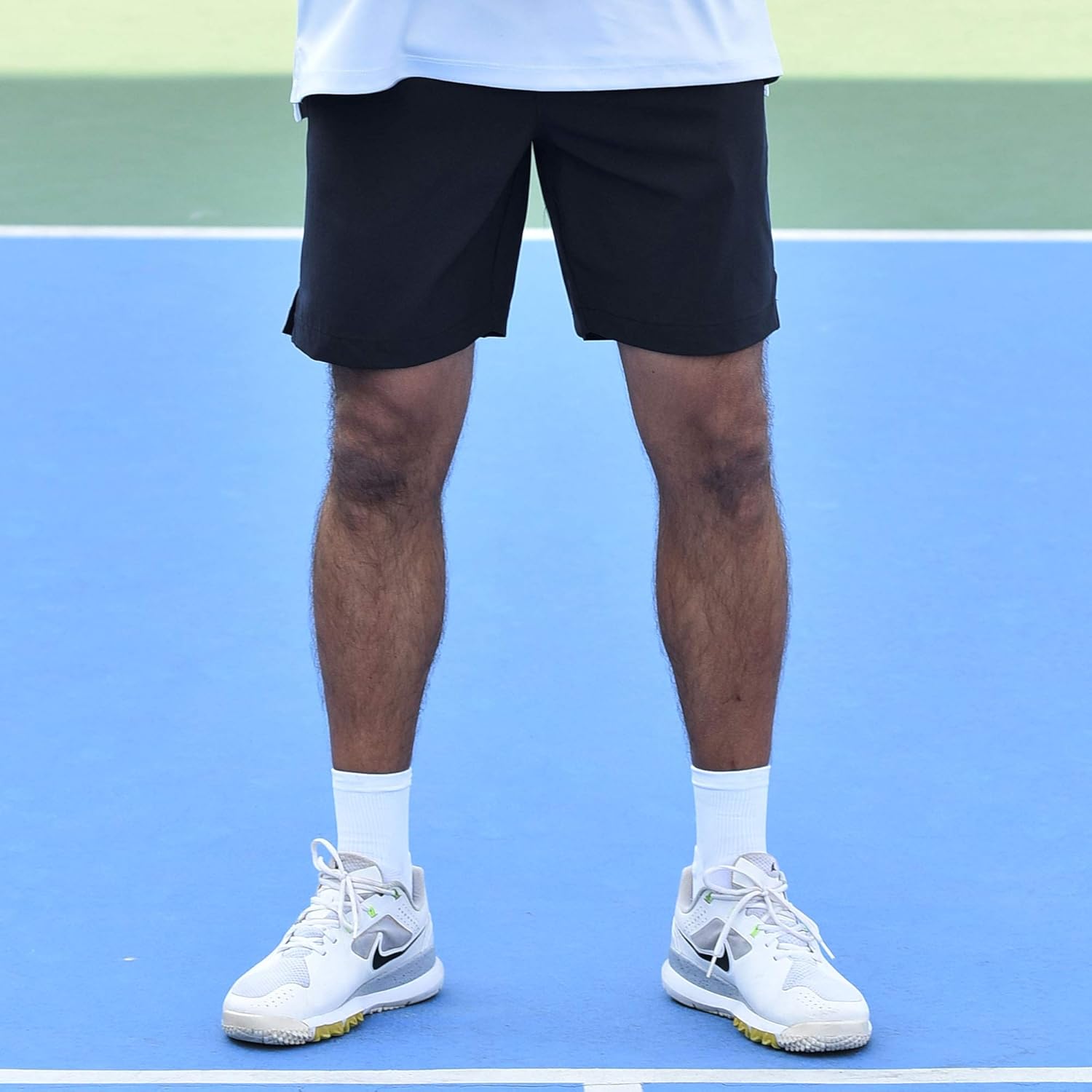 SAVALINO Men's Sport Clothes Tennis Shorts Material Wicks Sweat & Dries Fast, Size S-2XL at  Men’s Clothing store
