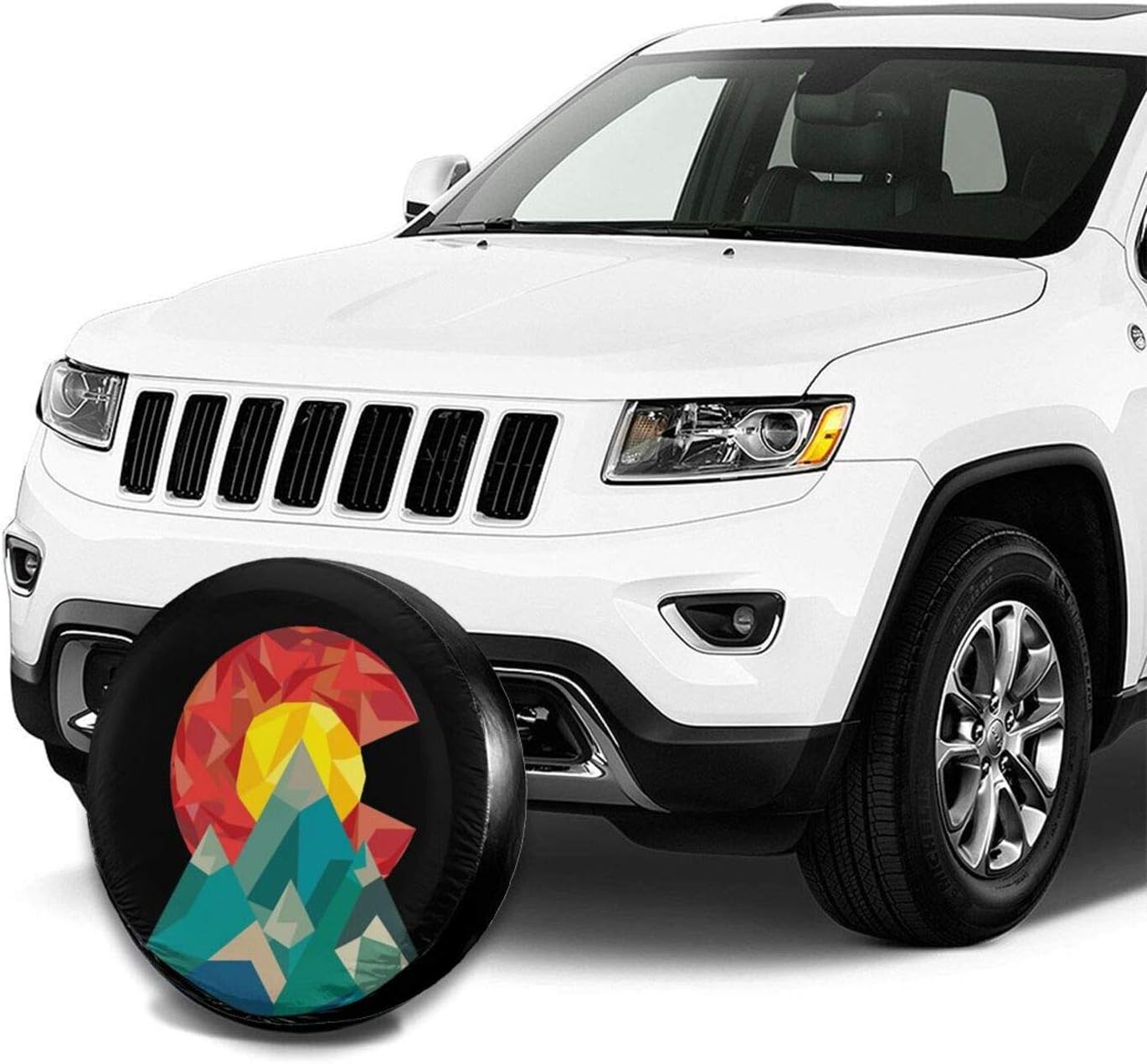 LLQL Colorado Geo Wheel Tire Cover Rv SUV Spare Tire