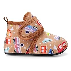 Scurtain Unisex Toddler Kids Slippers Socks Fleece