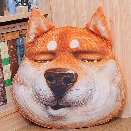 Amazon 柴犬 抱き枕 ハスキークッション 昼寝枕 70cm おもしろ枕 リアル顔芸 ぬいぐるみ インテリア ふわふわ 誕生日プレゼント ジップ付 洗える 添い寝 もちもち 3d 女の子 男の子 特大 動物 背もたれ ぬいぐるみ おもちゃ