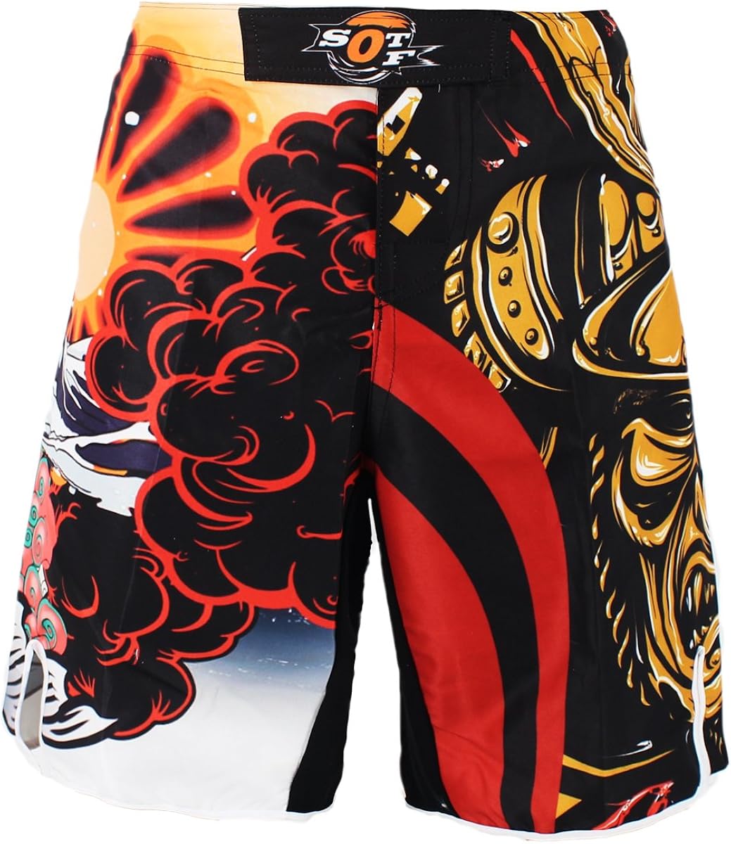 SOTF Shorts Kick Boxing Tiger Muay Thai Shorts MMA Boxing Fight Wear Yokkao Bermuda MMA Boxing Sanda: Clothing