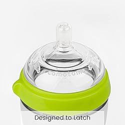 Comotomo Baby Bottle Double Pack, Green, 5oz