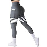 A AGROSTE Seamless Workout Leggings for Women Scrunch Butt Lifting Leggings Booty High Waisted Yoga Pants